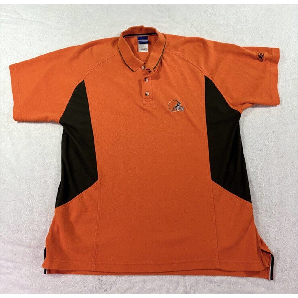 Cleveland Browns Reebok NFL Team Apparel Men’s Medium Polo Shirt